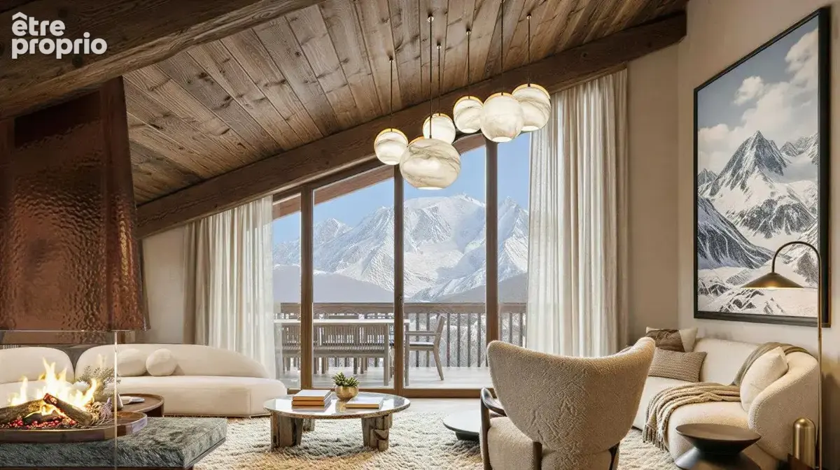 Combloux  superbe t5 en demi-chalet  à quelques minutes de megève - photo 3