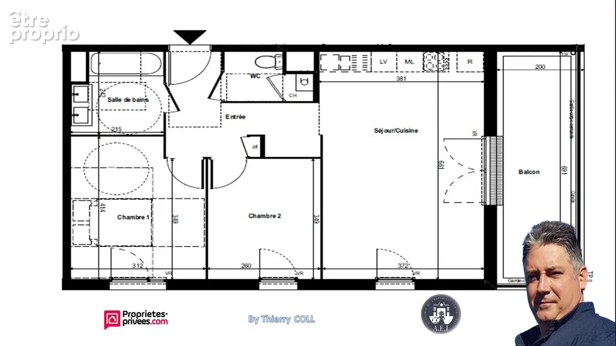 Appartement t3 rillieux la pape de 60.74 m2 premier étage - photo 17