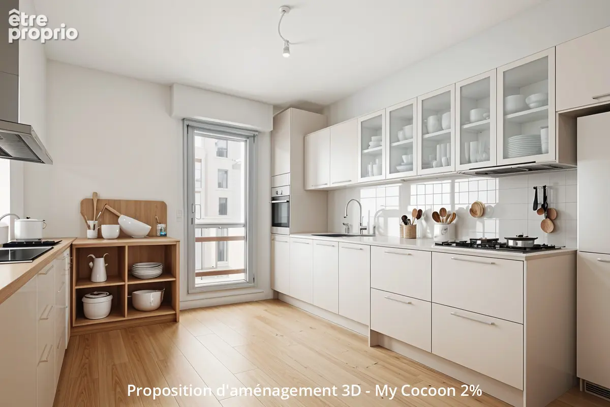 Place Saint Louis - T3 - 70 m² - Balcon Cave - photo 3