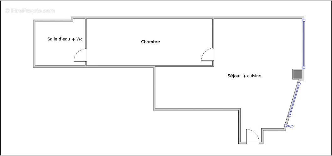 Appartement à PARIS-19E