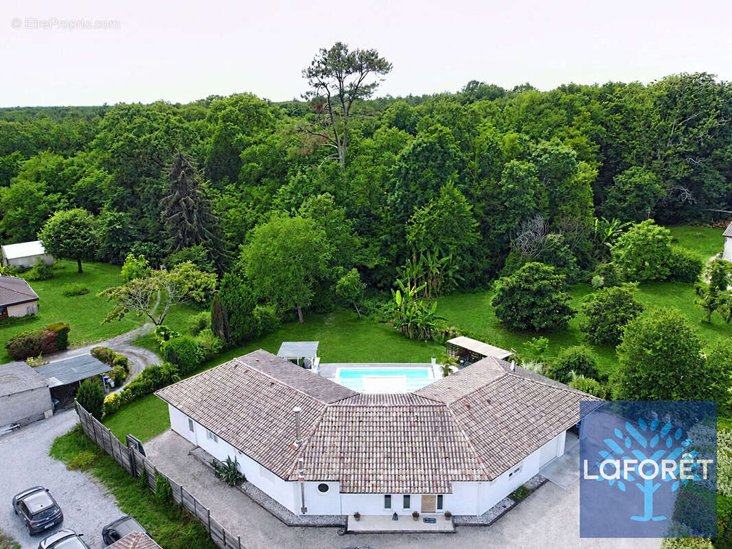 Maison contemporaine environ 195m² avec piscine au coeur de la nature -10 min de Dax - photo 2