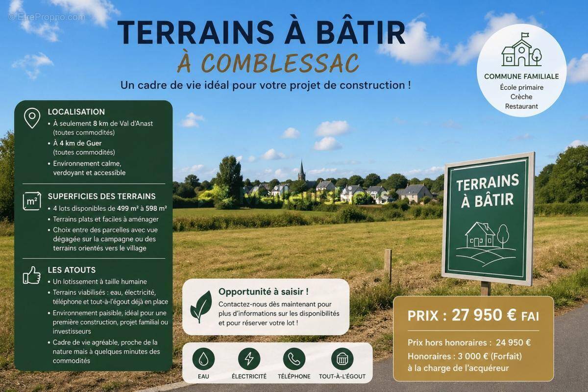 Terrain à COMBLESSAC