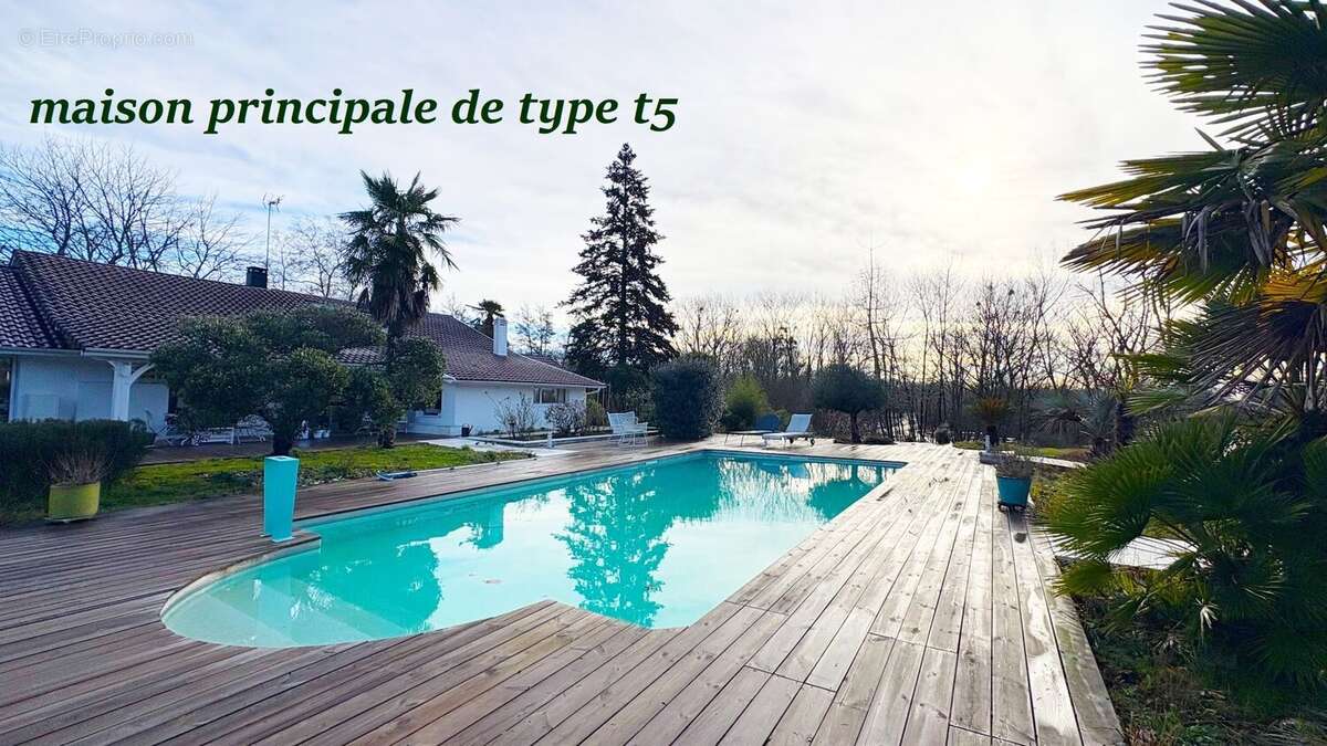Propriété de caractère avec dépendances et piscine  Domaine de 3 hectares au calme absolu - photo 4