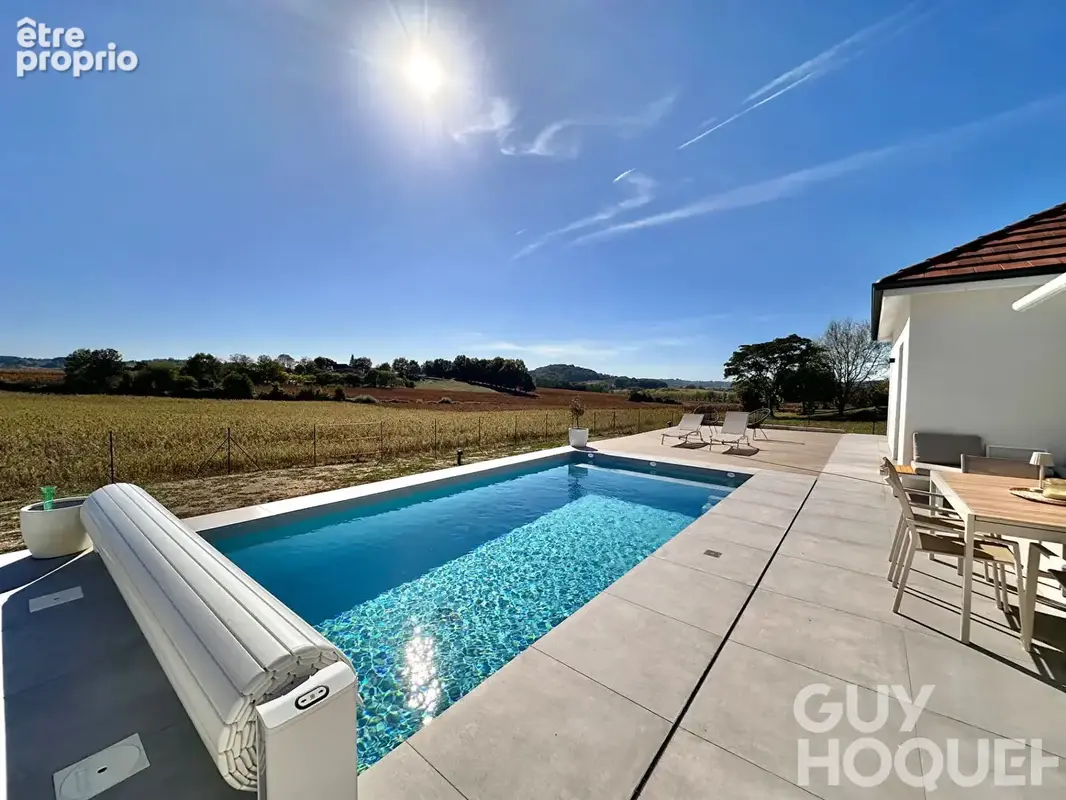 Maison contemporaine de 143 m² avec piscine et vue Pyrénées sur ORTHEZ - photo 3