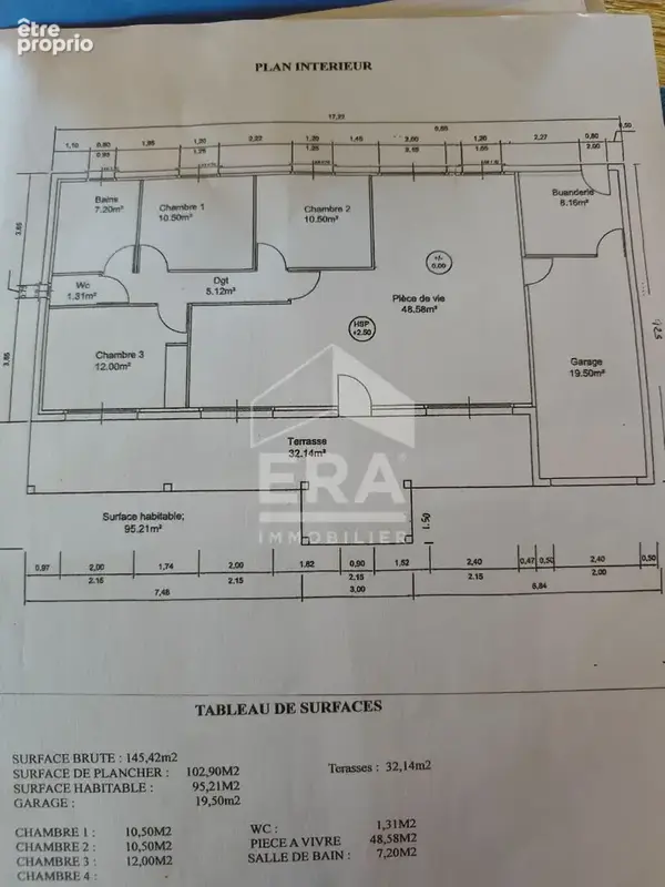 Maison 95m² à montpon-ménestérol - photo 3