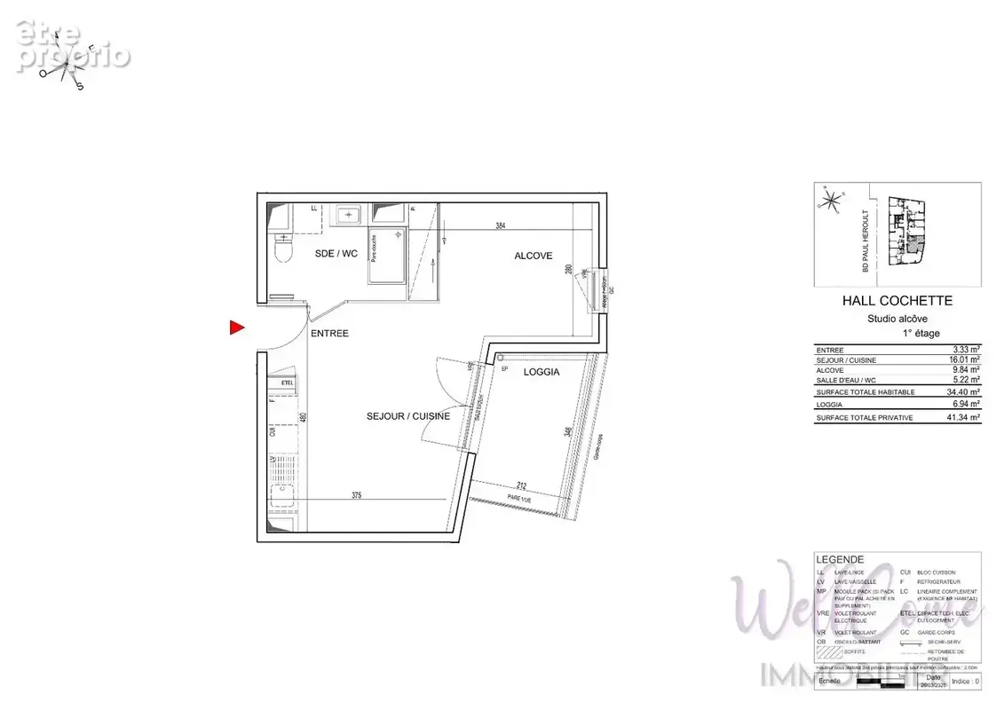 VEFA - Appartement T1 de 34m² avec loggia et parking à Cognin ! - photo 5