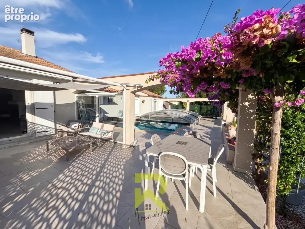 Grau d'agde villa en plain-pied t5 - piscine - garage - proche plage - photo 2