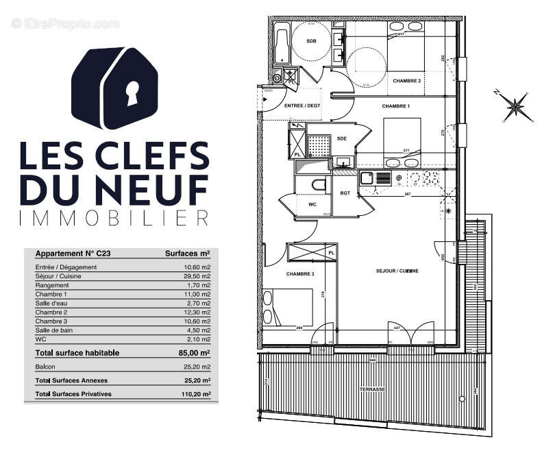 Appartement à TOULOUSE