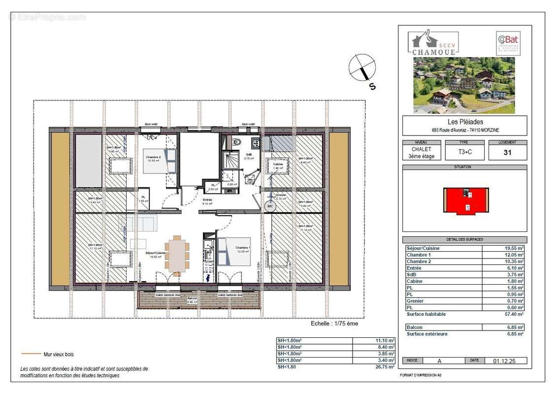 Appartement à MORZINE