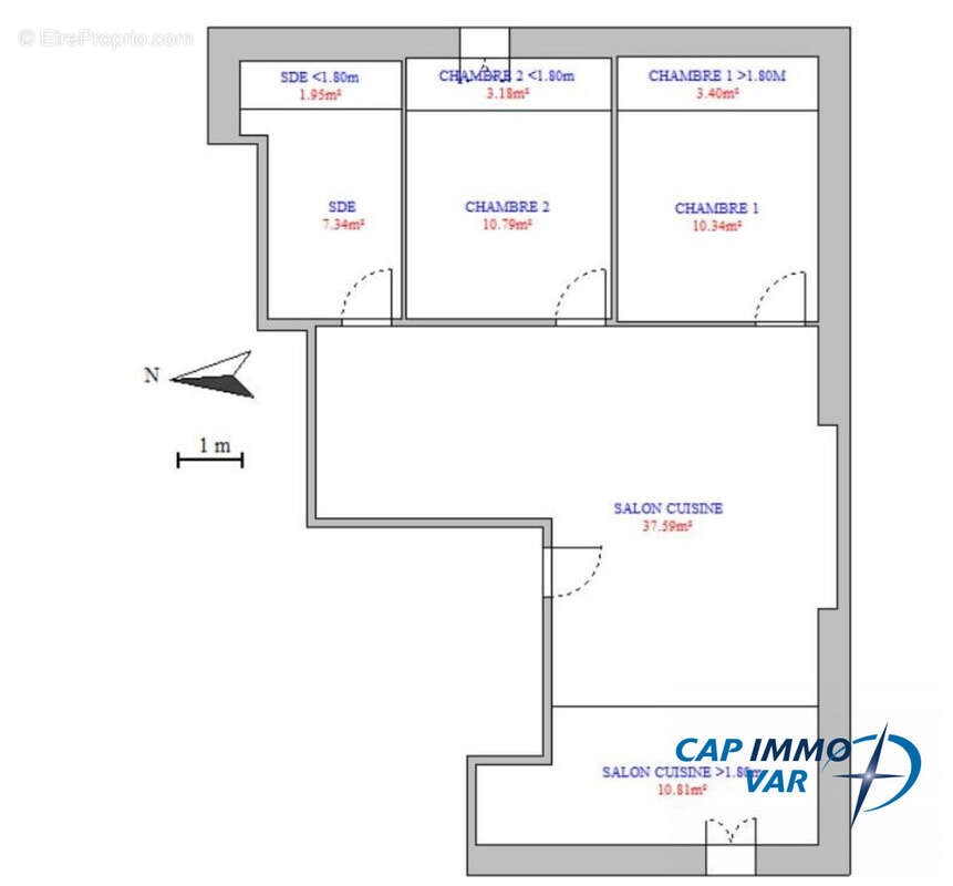 Appartement à LE BEAUSSET