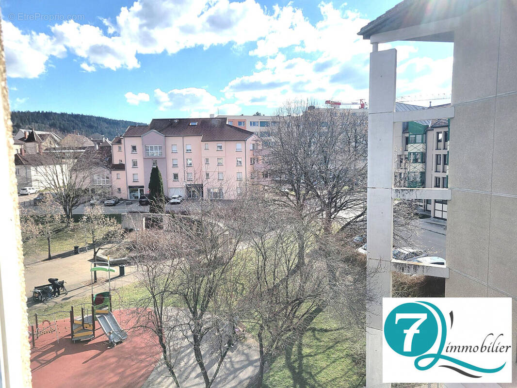 Vue depuis l'appartement  - Appartement à PONTARLIER