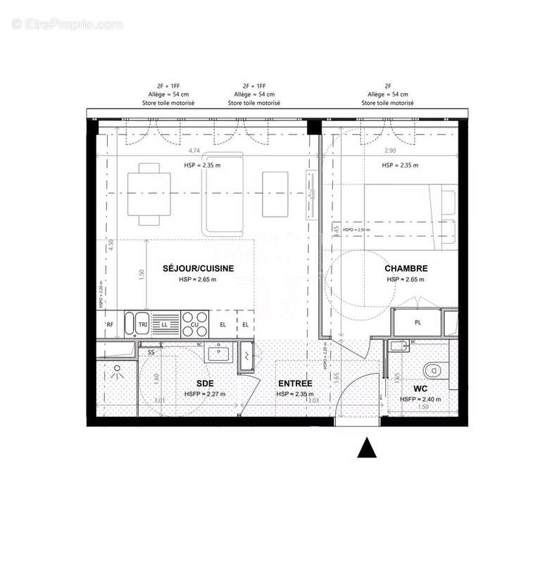 Appartement à PARIS-16E