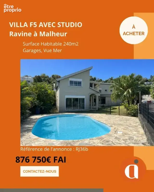 Photo Maison à La Possession au prix de 876 750€