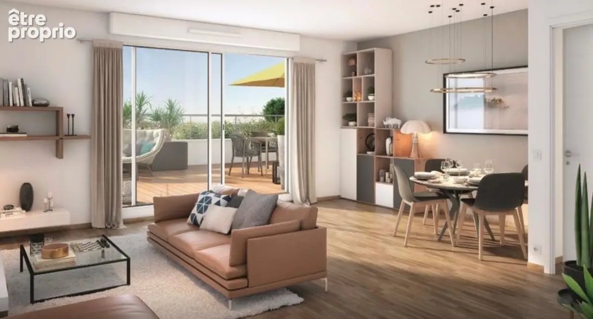 Appartement T3 neuf avec grande terrasse Montfavet / Avignon - photo 2