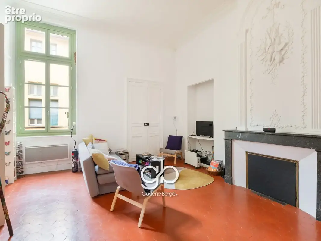 Appartement à vendre béziers - t3 de 88,31 m2 - 2 chambres - hôtel particulier centre historique - photo 2