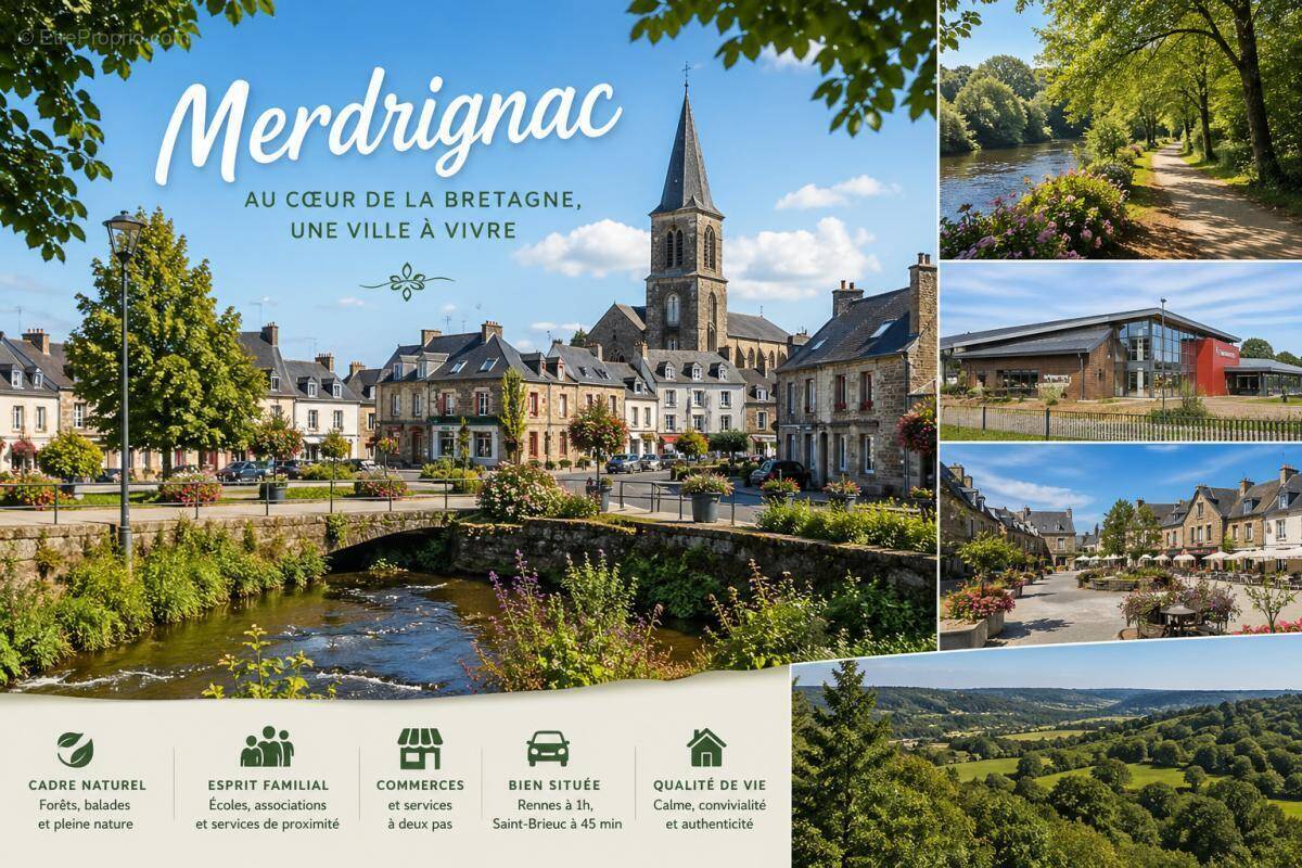 Terrain à MERDRIGNAC