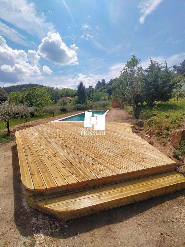 Sud Ardèche : 07460 - BANNE : Maison en bois inspirée de l'h - photo 19