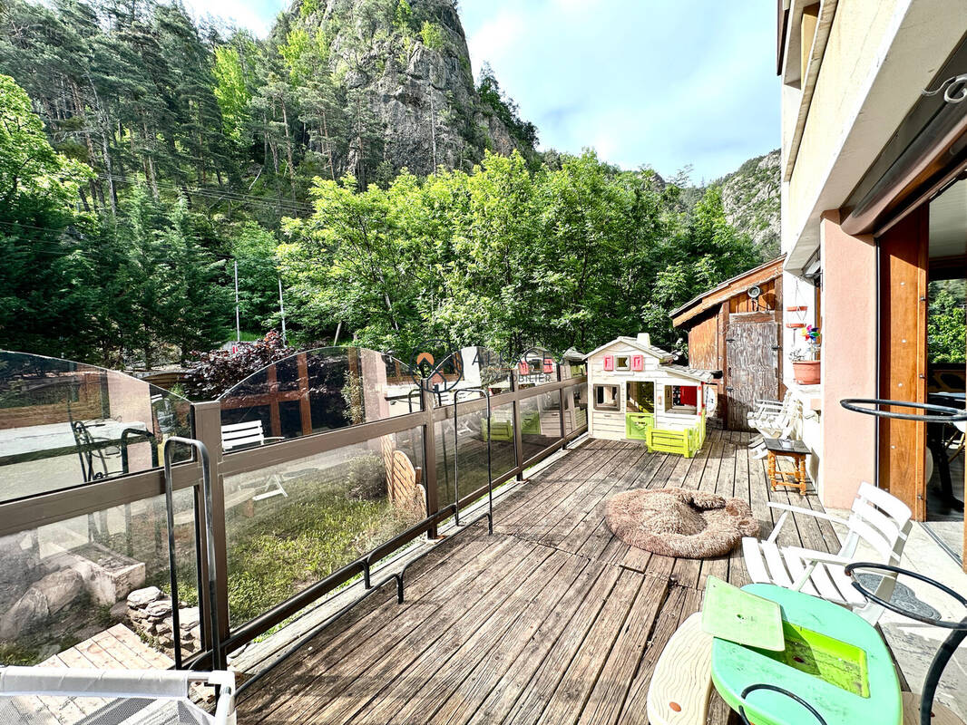 Terrasse - Appartement à GUILLESTRE