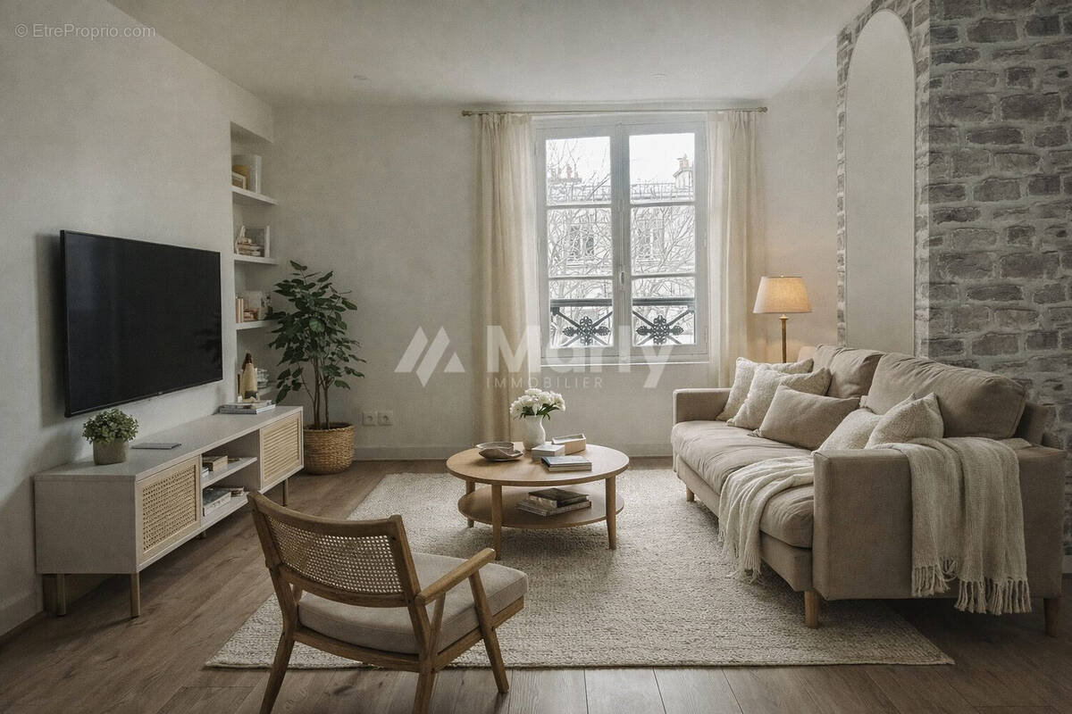 Salon IA - Appartement à PARIS-3E