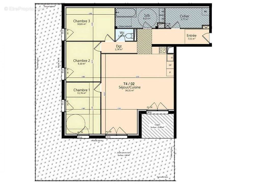 Appartement à LION-SUR-MER