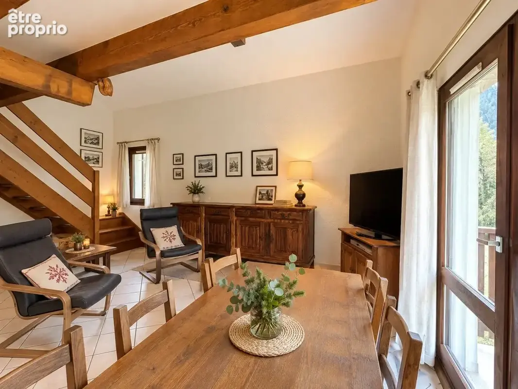 T2 avec mezzanine à Megève - photo 3