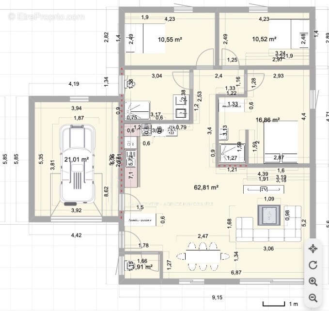 Maison à EPINOUZE