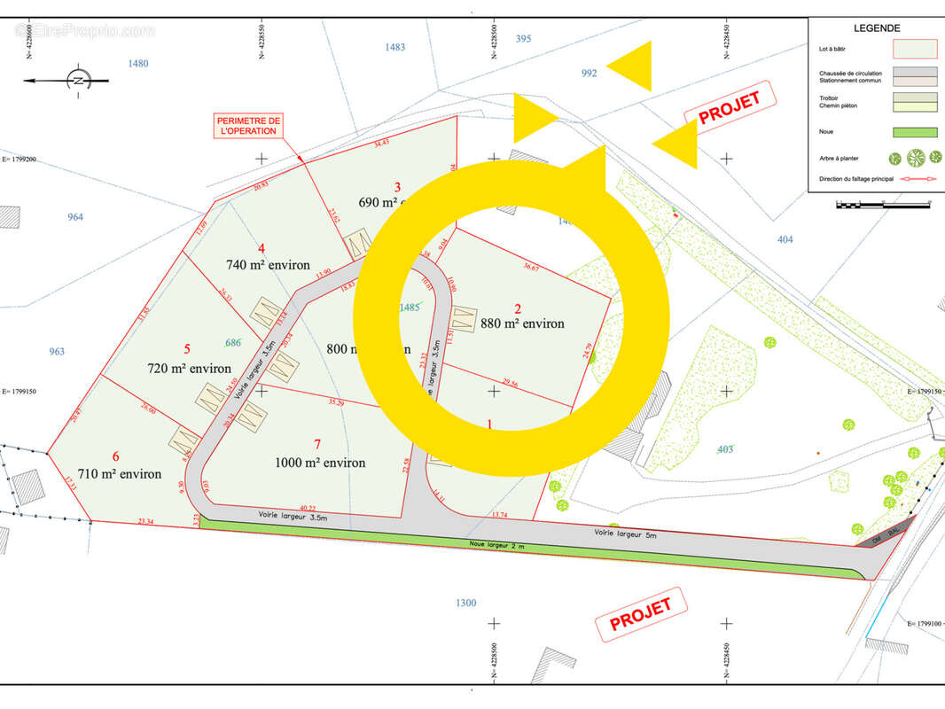 Terrain à SAINT-PAL-DE-MONS