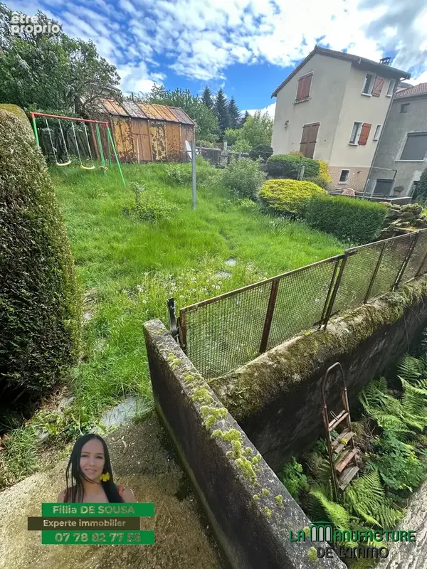 Maison mitoyenne avec jardin de type F4 a rénover - La Chamarèche/ Saint-Just-Malmont - photo 2