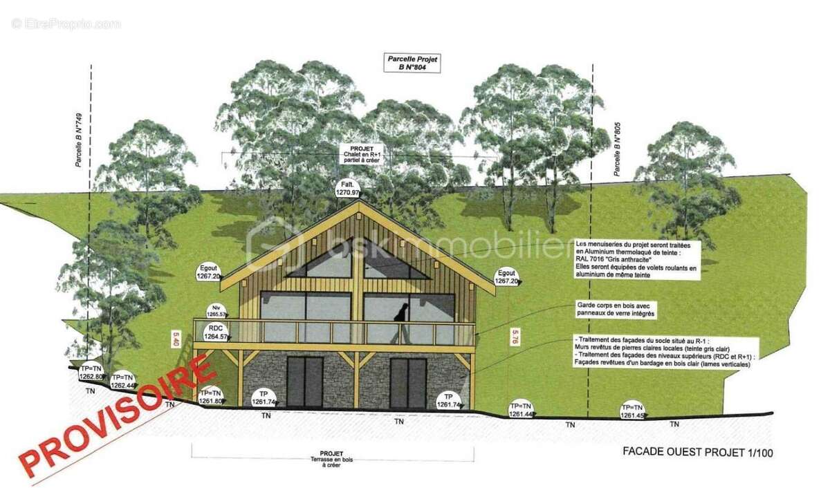 Terrain à BEAUVEZER