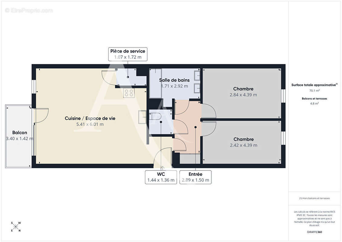 Appartement à HEM