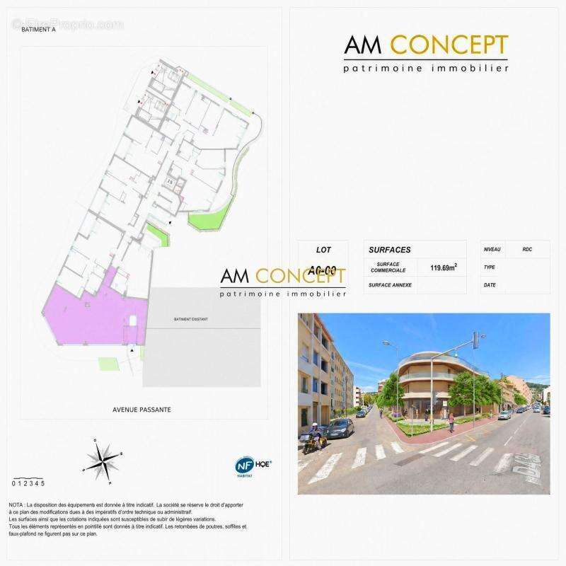 VEFA- Local commercial d'angle 119 m² - Emplacement straté - photo 3