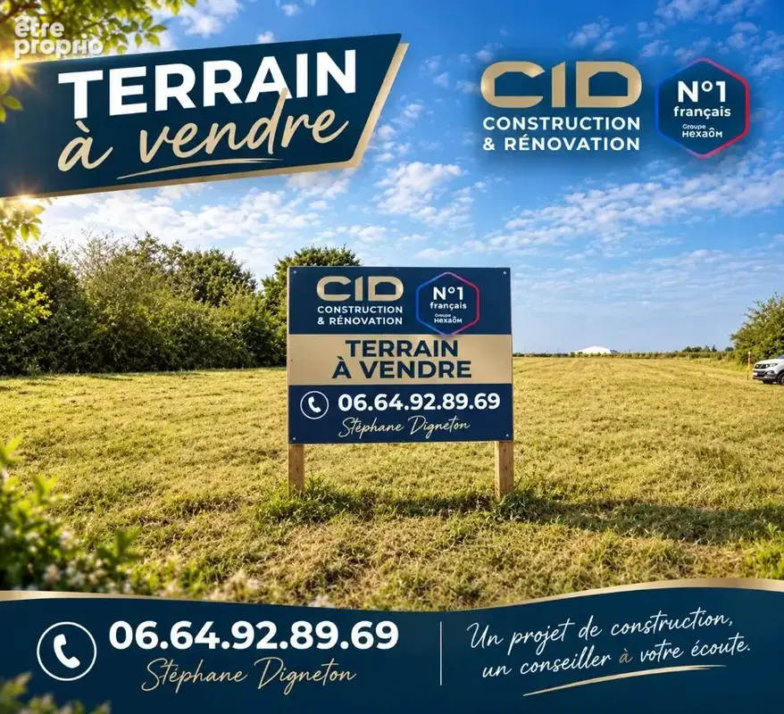 Terrain à CIVRAY-DE-TOURAINE