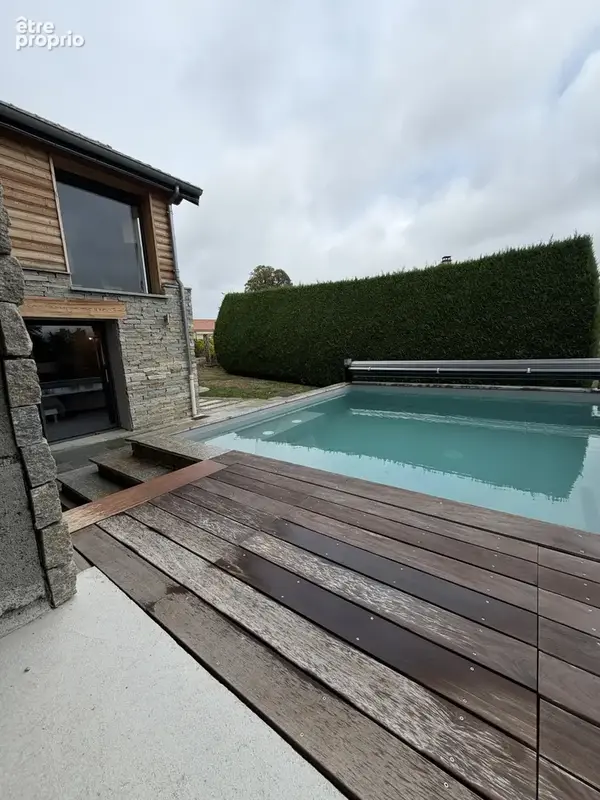 St genest malifaux (42) maison, chalet de 200 m2 hab sur terrain clos 1065 m2 avec piscine - photo 9