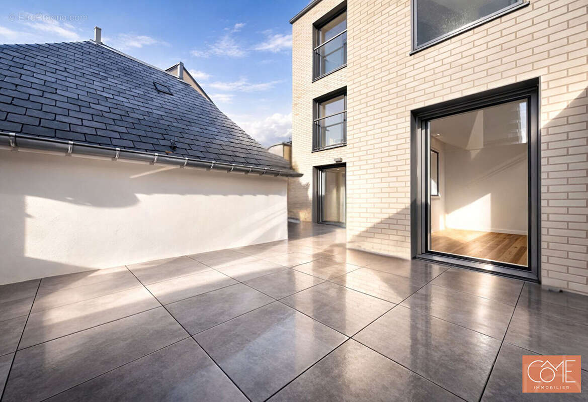 Type 3 neuf - terrasse sud 23m² - parking sous-sol - residence standing - centre - gare 35 000 rennes - photo 2