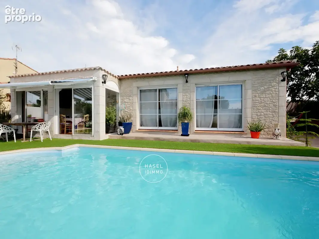 Villa languedocienne T5, prête-à-vivre, au calme, avec belle piscine. - photo 2