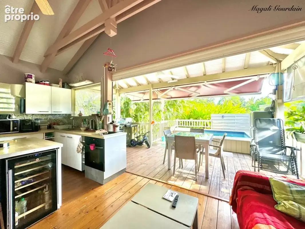 A vendre - bungalow entierement meuble et equipe avec terrain de 575m2 – saint francois - photo 9