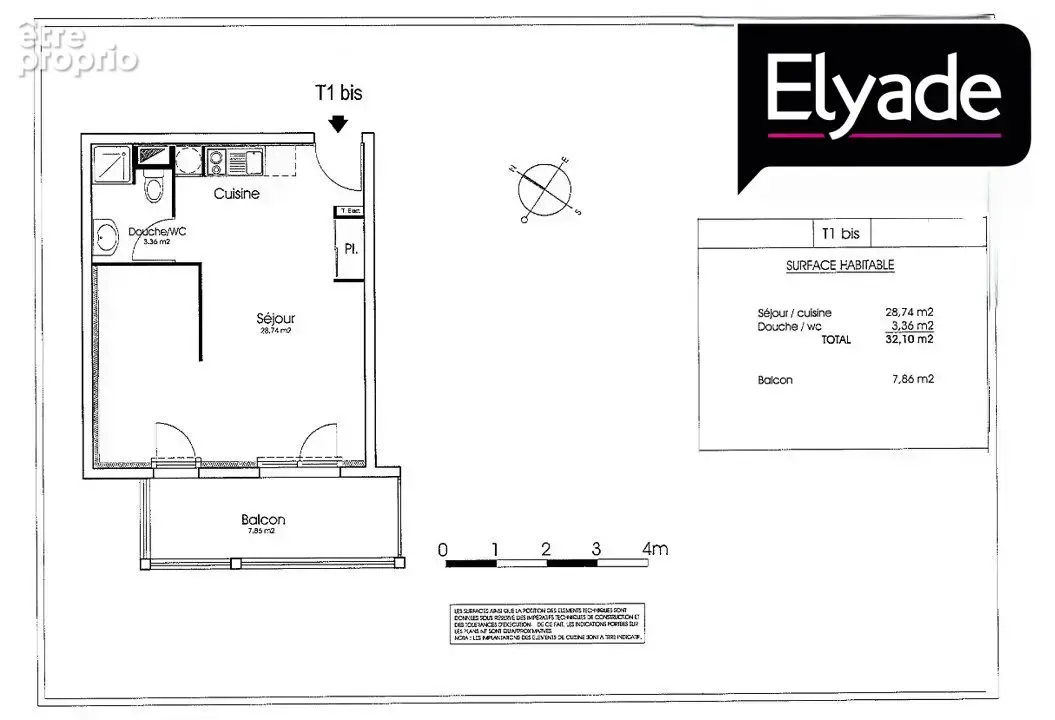 Appartement 1 pièce 32 m² à vendre à Vichy (03200) - photo 7