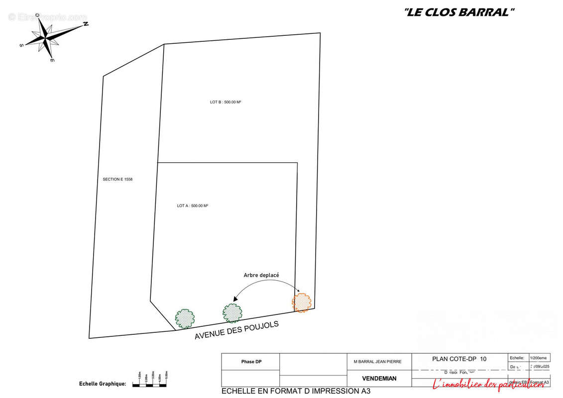 Terrain 500 m² à Vendemian  - photo 5