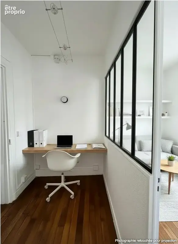 simulation du coin bureau 