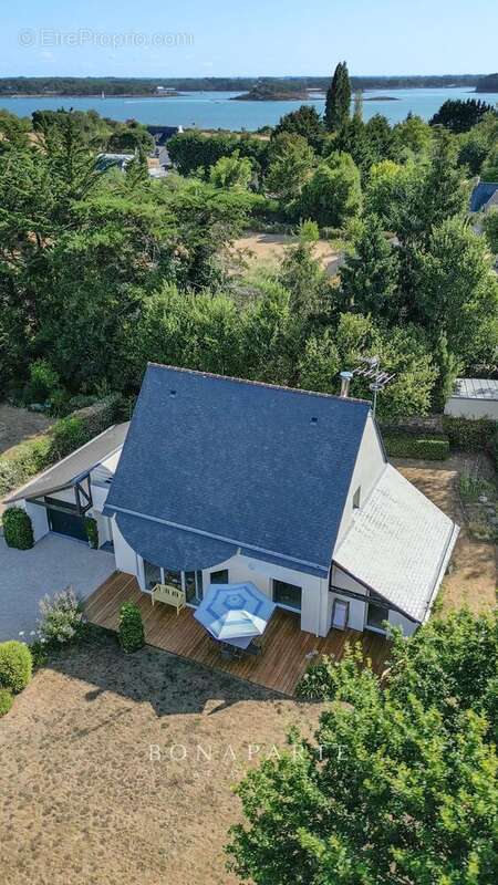 Golfe du morbihan, locmariaquer : maison 4 chambres, jardin paysagé de 975 m², le golfe à 300 m à pied - photo 20