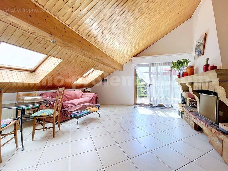 Appartement_T3_Annemasse_belle_superficie_prox_frontière_Suisse_tram_Ceva_direction_GENEVE_Frontaliers_Salon_Séjour_Cuisine - Appartement à ANNEMASSE