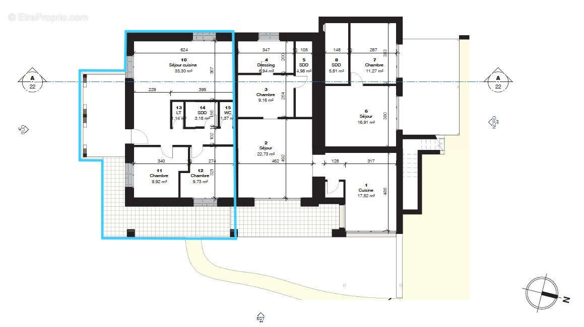 Appartement à PORTO-VECCHIO