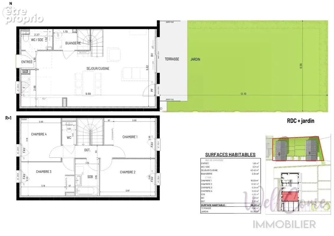 Maison jumelée T5 de 98m² en VEFA à Albens (Entrelacs) ! - photo 3