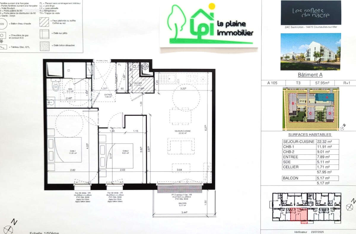 Frais de notaire et cuisine amenagee offerts t3 58m² balcon s/e  1er étage avec ascenseur - photo 2