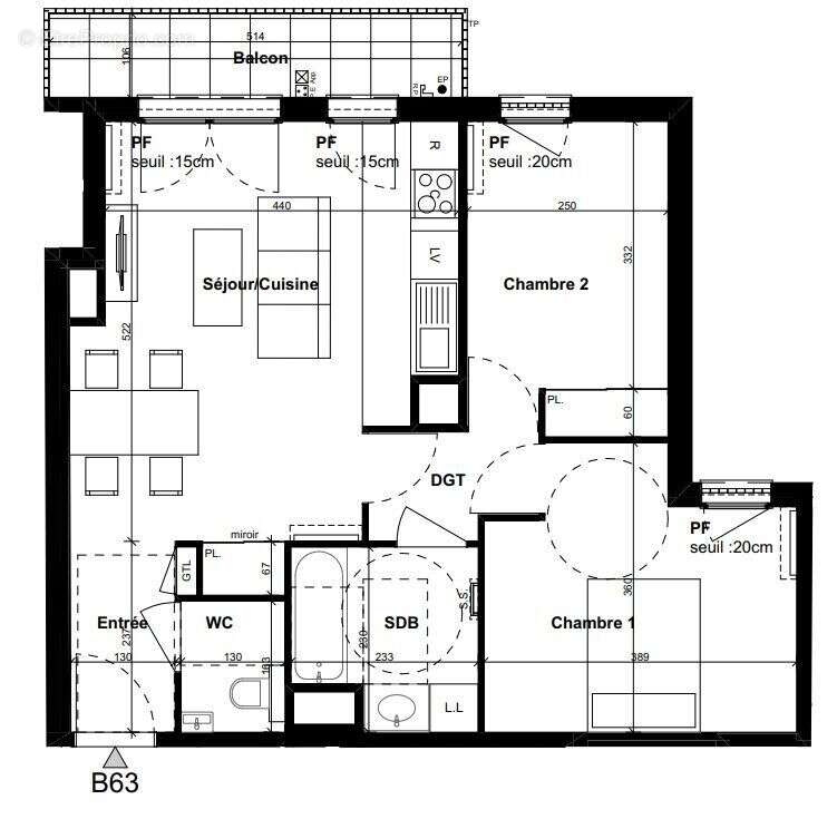 Appartement à BOULOGNE-BILLANCOURT