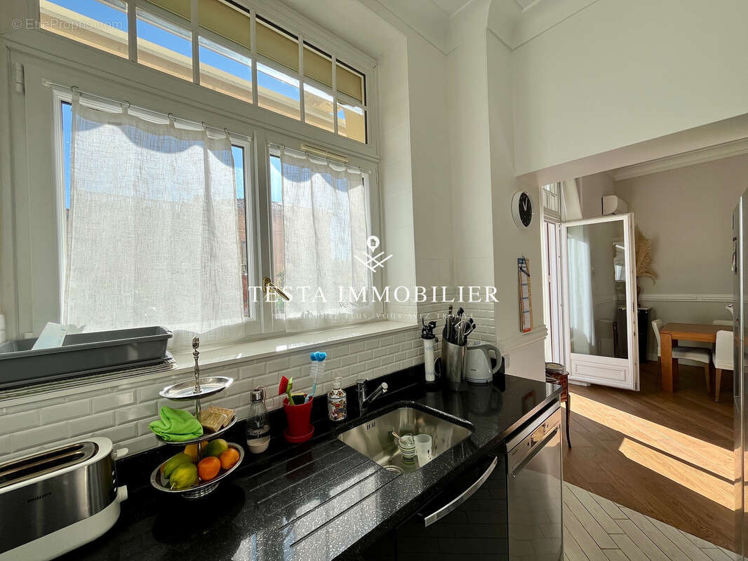 Menton centre - palace - 3 pieces 87m2 - terrasse 50 m2 - photo 15