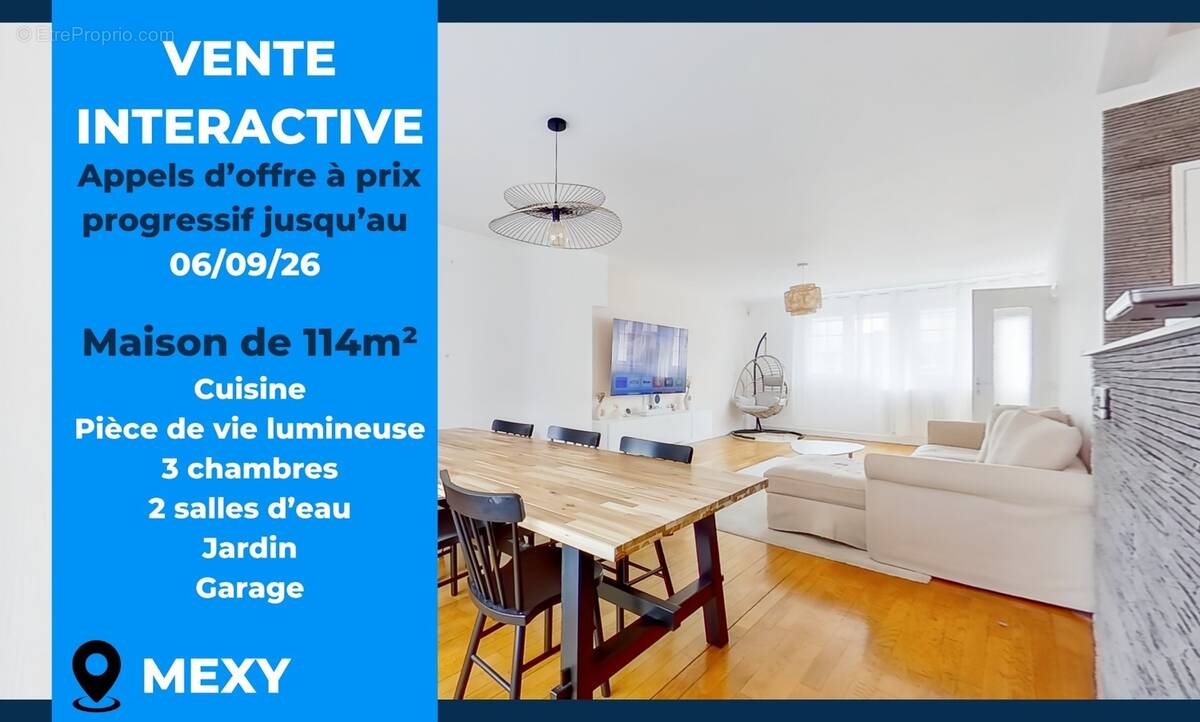 Maison jumelée de 114m² avec garage et jardin - photo 1