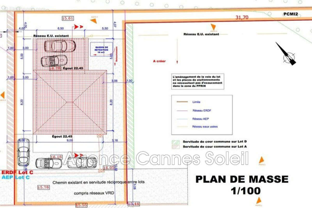 Terrain à LA ROQUETTE-SUR-SIAGNE