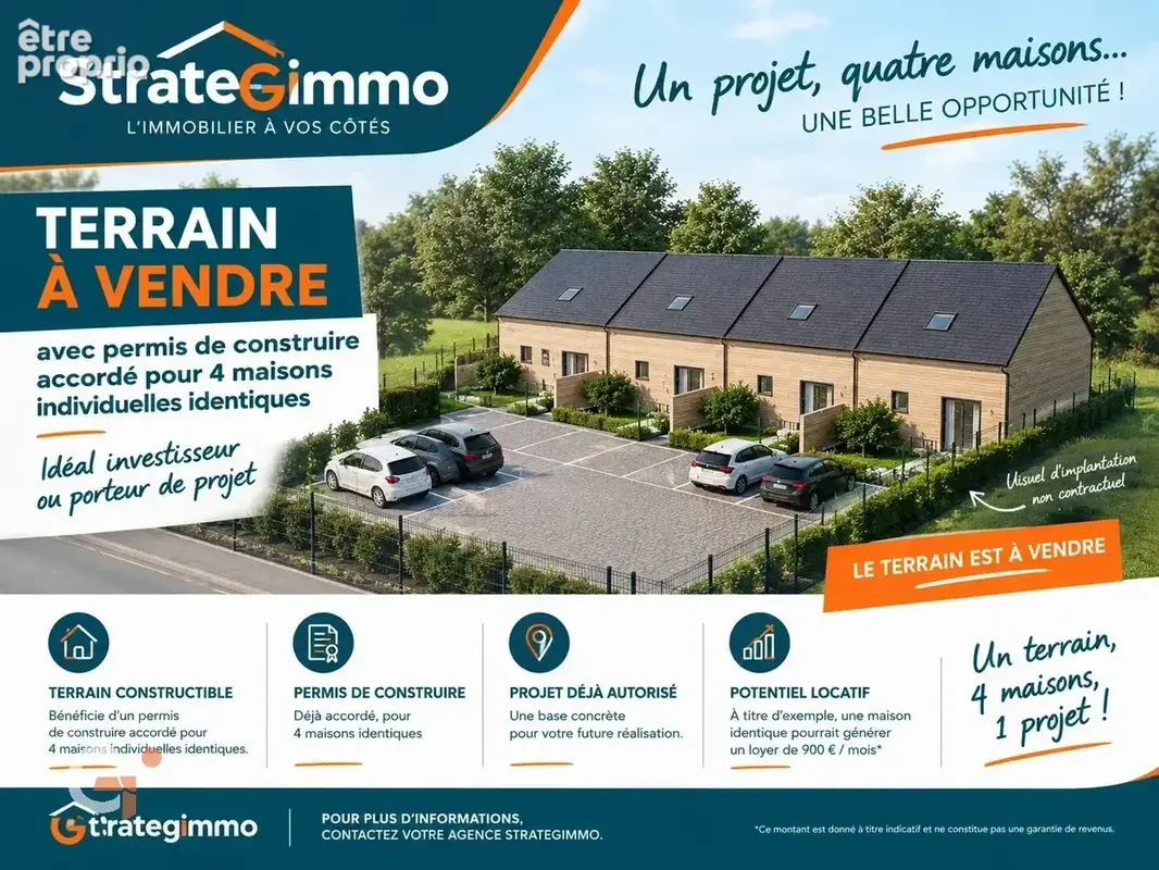 Terrain constructible avec permis - photo 1