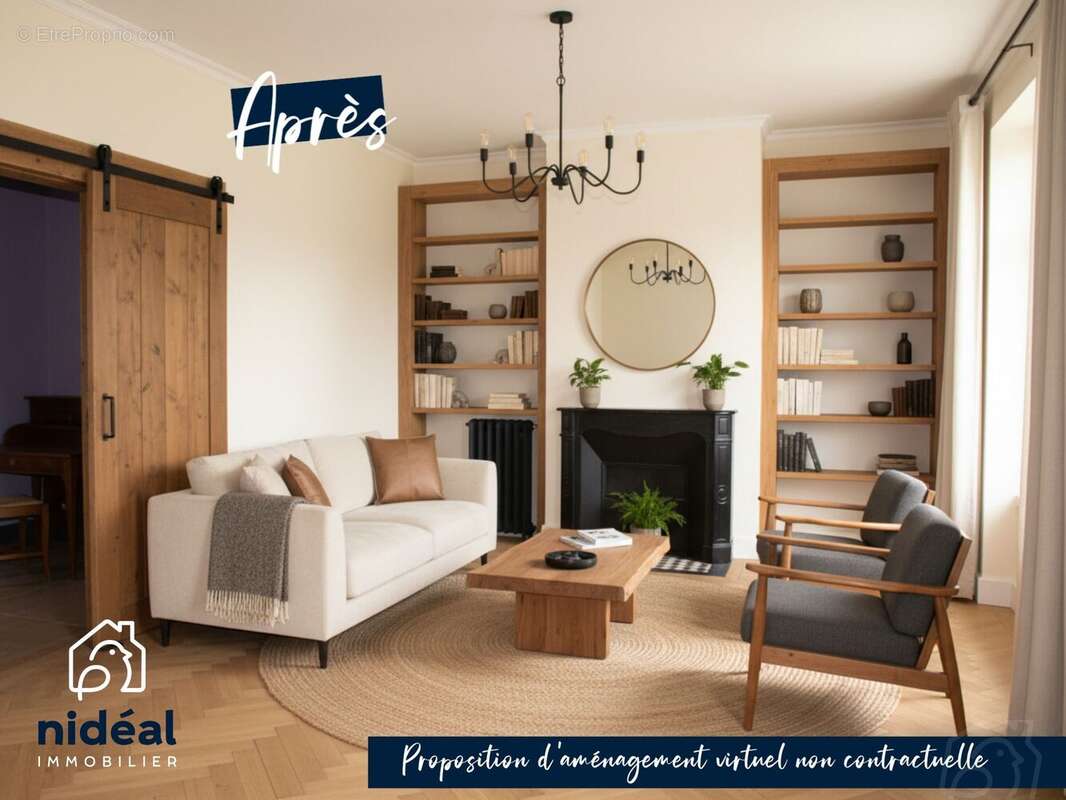 salon projection virtuelle - Maison à CAUDRY